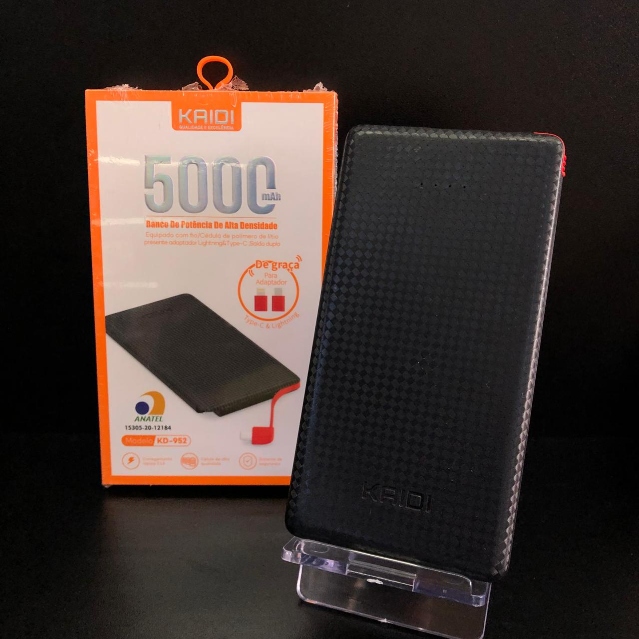 CARREGADOR PORTATIL KD-952 KAIDI