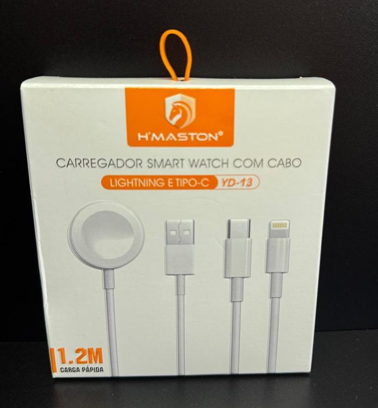 CARREGADOR SMART WATCH C/CABO YD-13 H.MASTON
